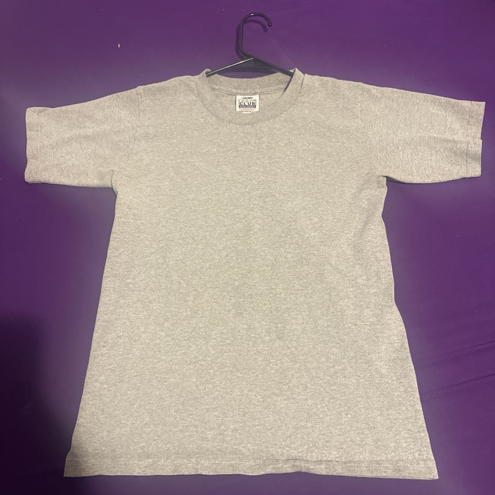 Classic Gray Crewneck T-Shirt